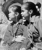 American Indian black and white photography