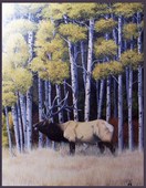 Coyote McDonald Moose acrylic